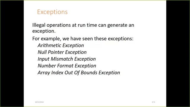 CSE1322 Lecture 19 Error and Exception Handling смотреть онлайн