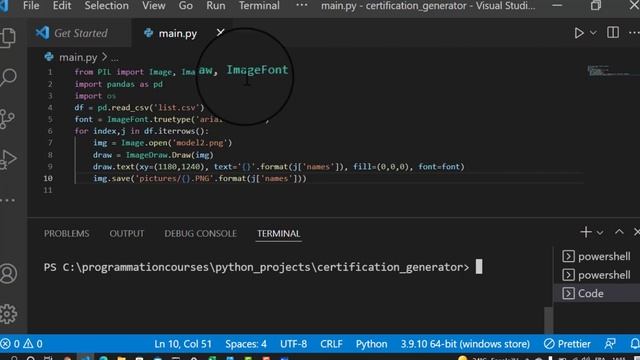 Certicate Generator with Python смотреть онлайн