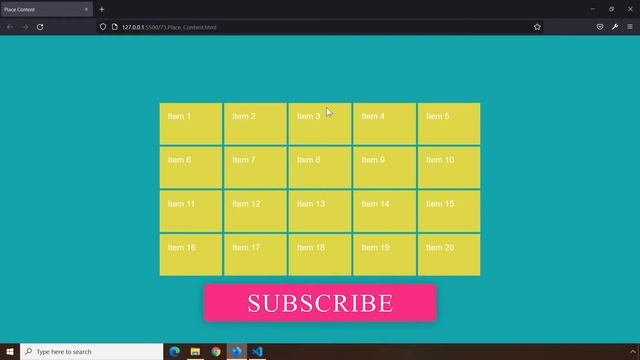 HTML-CSS Tutorial Lesson 73: Place Content - Grid #13 смотреть онлайн
