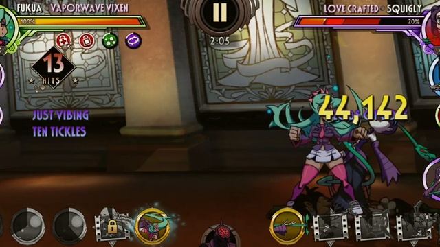 SEASON'S BEATINGS prize fight streak 79~90 (christmas event)(skullgirls mobile) смотреть онлайн