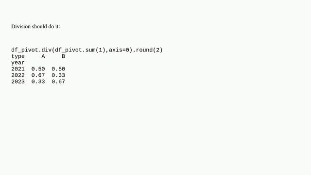 Show percentage of total in pandas pivot table with multiple columns based on single field in dat.. смотреть онлайн