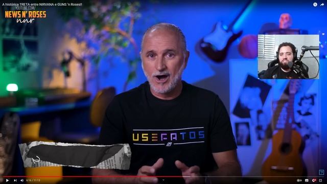 A Histórica Treta entre Nirvana e Guns N' Roses - React News N' Roses смотреть онлайн