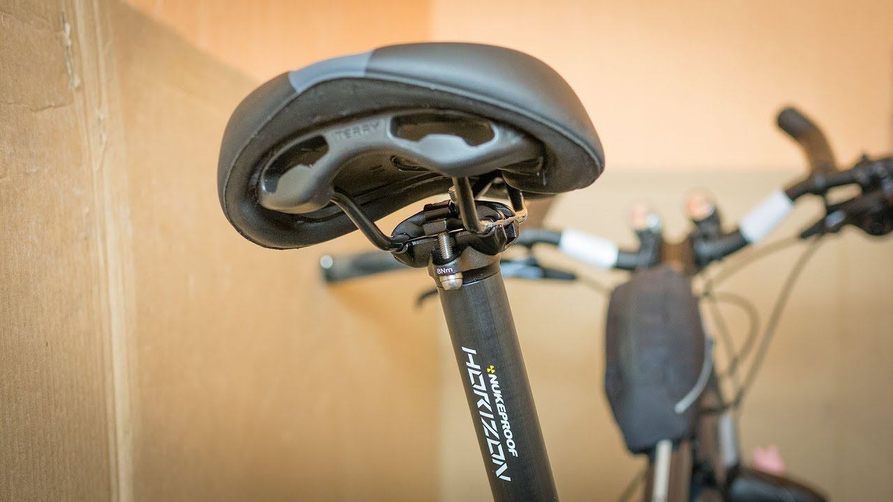Установка карбонового подседела Nukeproof Horizon, седла Terry Figura Max, звезды Neutrino NW 26t