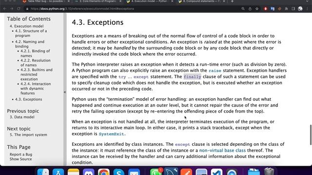 Python Control Flow - try except clause (part 1) смотреть онлайн