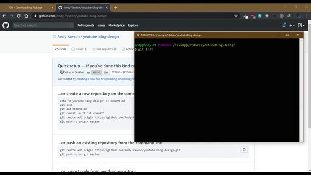 uploading the html and css design project to github смотреть онлайн