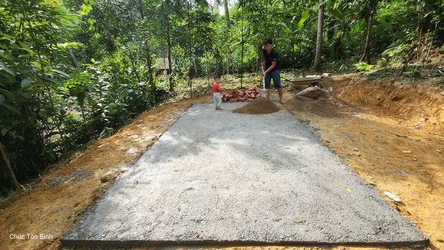 The technique of building a pig house with cement and red bricks - Chúc Tòn Bình смотреть онлайн