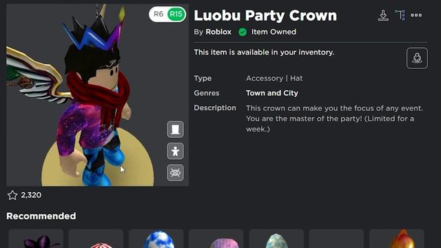 [ИВЕНТ] Как получить Luobu КОРОНУ, ШАРИКИ, ОЧКИ, КЕПКУ и ВОЛОСЫ | Roblox смотреть онлайн
