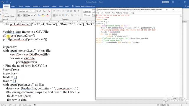 Python Important FindRows in CSV 36 Part 188 смотреть онлайн