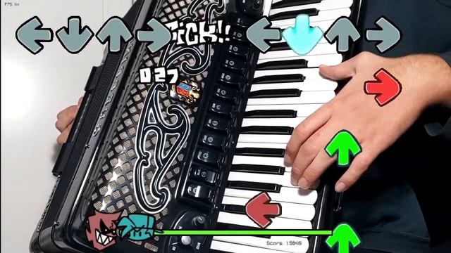 Friday Night Funkin' - DadBattle [Accordion Cover] смотреть онлайн