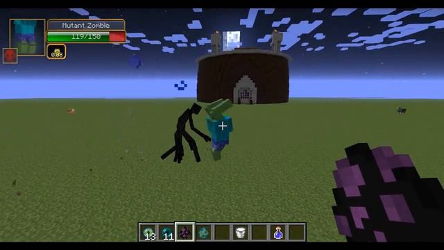 Mutant Zombie Vs Mutant Enderman - Minecraft Mob Battles - Mutant Creatures Mod смотреть онлайн