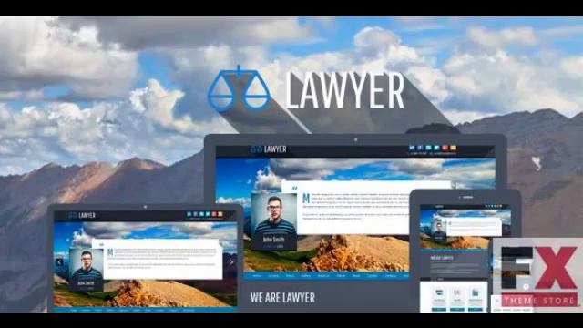 Preview Lawyer - Bootstrap Responsive WP Theme TForest смотреть онлайн