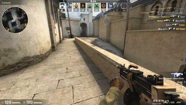 CS:GO - Negev | Desert Strike Gameplay смотреть онлайн