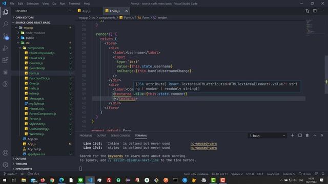 React Basic EP 21 Form Handling смотреть онлайн