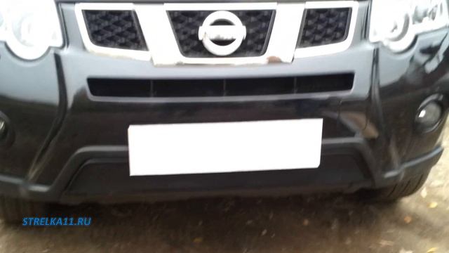 Защита радиатора NISSAN X-TRAIL (Черный) - Strelka11.ru