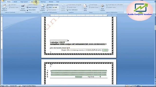 (REFRENCES AND MALLINGS) Microsoft word office 2021 Guddu Kumar 0086 смотреть онлайн