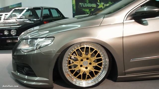 Volkswagen Passat CC R-Line 2009 Tuning, Airlift-Performance Slam-Kit, Rotiform SJC R19 смотреть онлайн