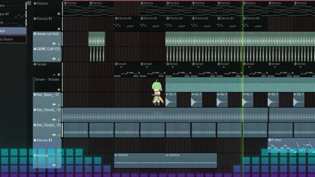 Клубняк с Хатсуне Мику в Fl Studio #flstudio #hatsunemiku
