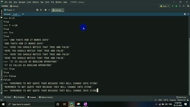 Comparison And Boolean Operators | It's Great to Learn смотреть онлайн