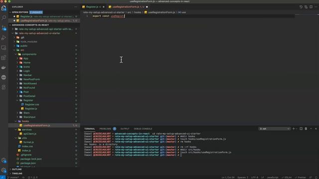 Advanced Concepts in React Part 2 - Our First Custom Hooks смотреть онлайн