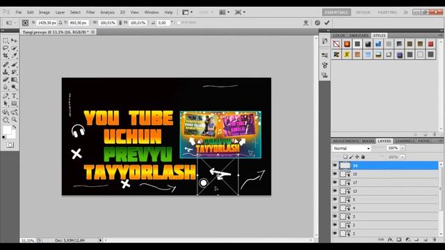 Prevyu yasash / Photoshopda prevyu tayyorlash / CSS 5 da prevyu yasash смотреть онлайн