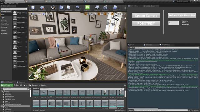 Python UE4, StaticMesh Reduction смотреть онлайн