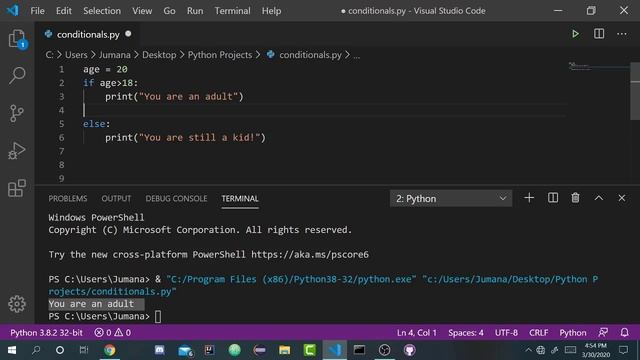Python Conditionals - If Elif Else Statements смотреть онлайн