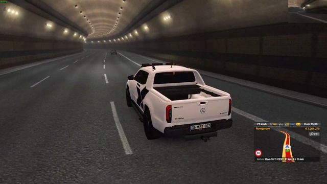 Euro Truck Simulator 2 (1.36) Mercedes-Benz X-Class 2018 v2.0 Travel in Germany + DLC's & Mods смотреть онлайн