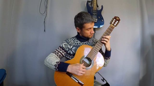 Classical guitar playing Alhambra 2c пьеса Е #guitar #classicalguitar #composer #modern смотреть онлайн