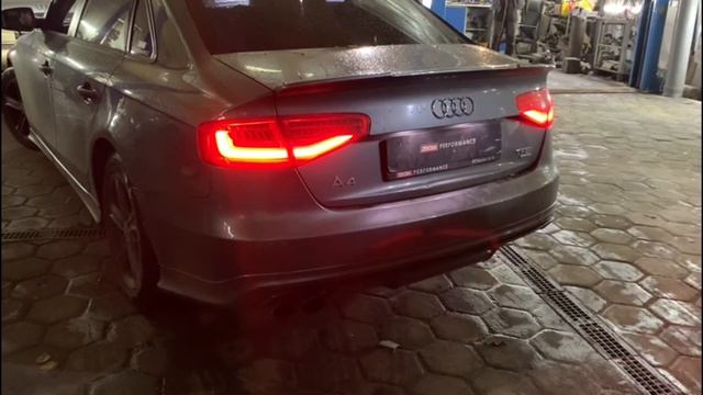 Audi A4b8 выхлоп