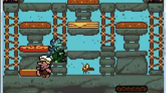 The Flintstones BurgerTime In Bedrock - Nintendo Game Boy Color - emulador GEST 1.0 - Windows 7 x64 смотреть онлайн