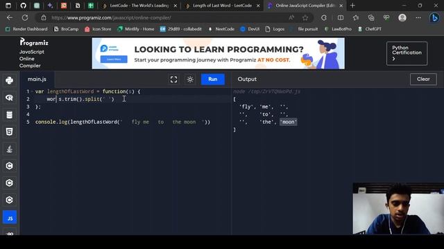 58 - Length of Last Word EXPLANATION! | LEETCODE Javascript | EP-03 смотреть онлайн