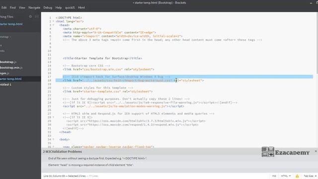 Working With Templates in Bootstrap [Bootstrap Frameworks Explained] [3] смотреть онлайн