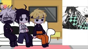 |||Реакция команды 7 на прошлую жизнь СасуСаку||| •КРД,Наруто•  (Саске,Какаши,Наруто)