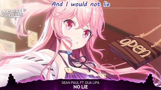 「Nightcore」➜ No Lie ✚ Lyrics смотреть онлайн