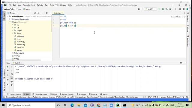 Python Assignments and Logical Operators смотреть онлайн