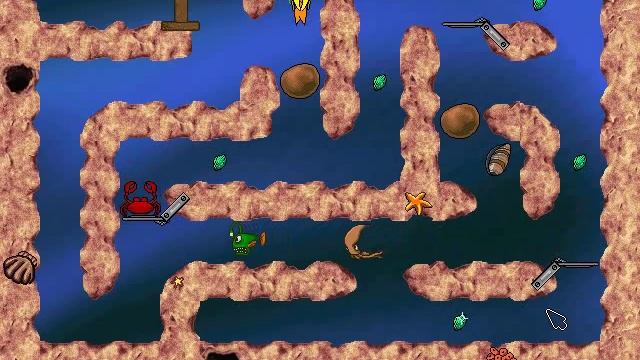 Freddi Fish and Luther's Maze Madness Full Playthrough смотреть онлайн
