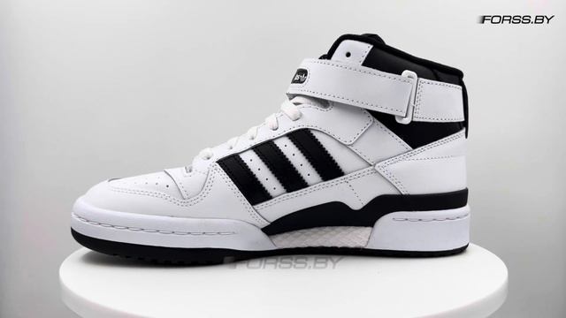 Adidas Forum Mid (White/Black) смотреть онлайн