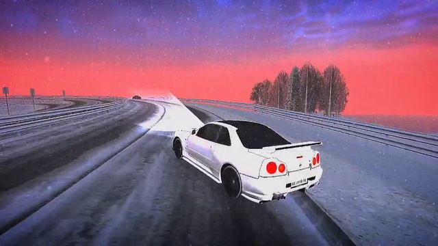 Дрифт Nissan GTR R34 |Server Blue| Black Russia смотреть онлайн