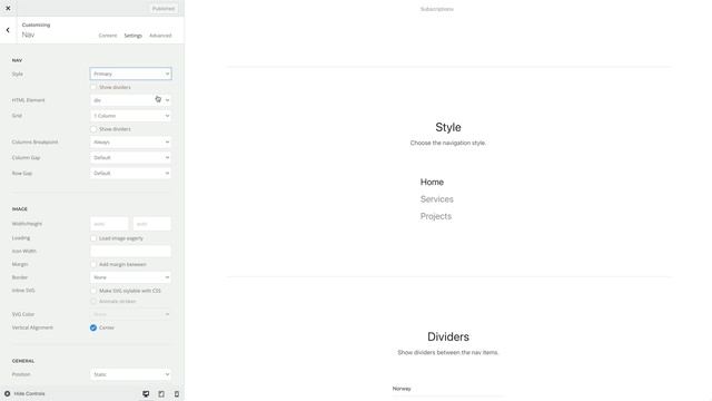 Using the Nav Element | YOOtheme Documentation (WordPress) смотреть онлайн
