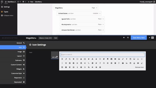 UberMenu 3 - Icons (WordPress Mega Menu) смотреть онлайн