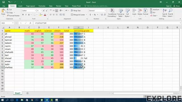 Microsoft Excel 2016 Tutorials in Hindi Urdu Home part 2 | Explore Online Academy смотреть онлайн