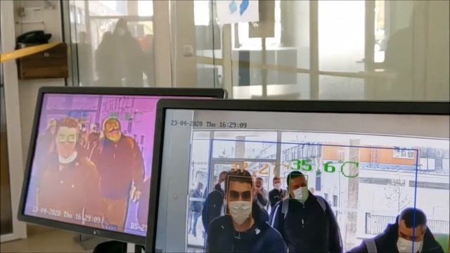 Демо камера за сканиране на телесна температура Hikvision DS 2TD2617B 6PAB смотреть онлайн