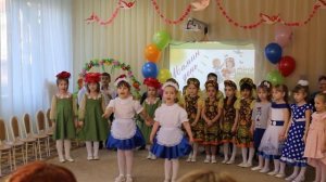 Песня на мотив «Ах, Таня, Таня, Танечка»  на празднике "Мамин день" старшая группа