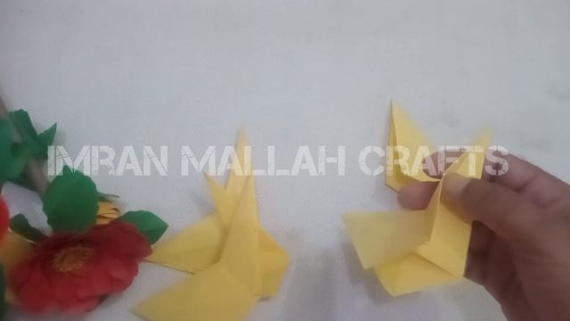 HOW TO MAKE PAPER 3 D STAR EASY ORIGAMI PAPPER CRAFTS/imran mallah crafts смотреть онлайн
