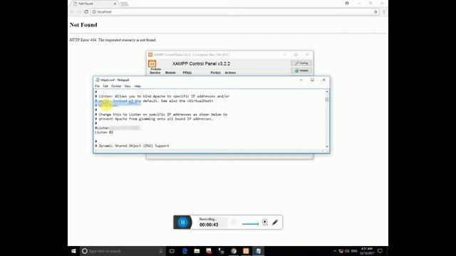 Page not found 404 Apache server and Mysql error Solved! смотреть онлайн