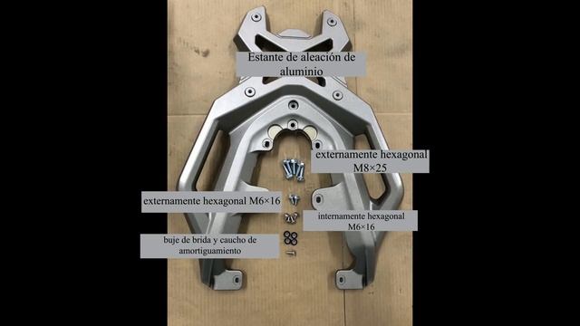SPANISH ZONTES 310T REAR RACK REMOVAL смотреть онлайн