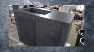 Мангальная зона из бетона