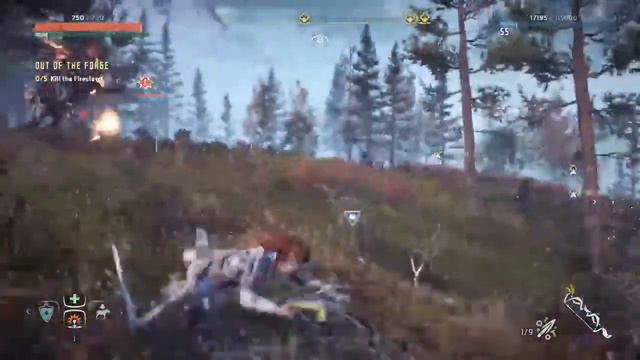 Horizon zero dawn frozen wild defeating fire claw hard mode смотреть онлайн