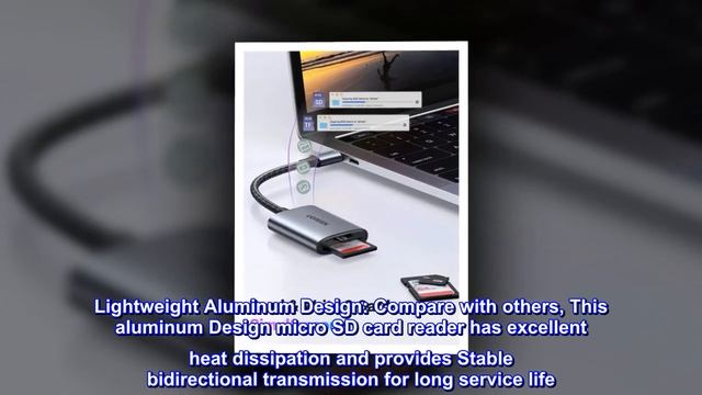 UGREEN USB C SD Card Reader, 2-in-1 Micro SD Card Reader USB C, Memory Card Reader for TF SD Micro смотреть онлайн