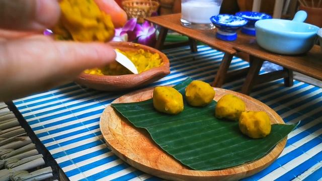 Grilled pumpkin ball/Grilled pumpkin balls recipe/Mini Pumpkin ball-Mini Food Yummy смотреть онлайн